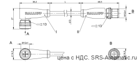 Соединительный кабель Balluff BCC M425-M415-3A-661-PW3534-015 - Соединительный кабель Balluff BCC M425-M415-3A-661-PW3534-015