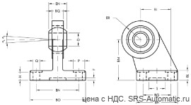Прямоугольный шарнир с головкой по din648k - сталь серия w  vadz 040 ne - Прямоугольный шарнир с головкой по din648k - сталь серия w  vadz 040 ne