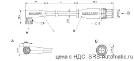 Соединительный кабель Balluff BCC M324-M414-3E-606-EX44T2-010 - Соединительный кабель Balluff BCC M324-M414-3E-606-EX44T2-010