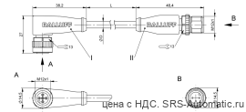 Соединительный кабель Balluff BCC M425-M413-3A-602-EX43T2-075 - Соединительный кабель Balluff BCC M425-M413-3A-602-EX43T2-075