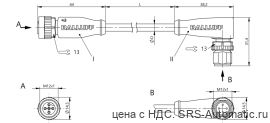 Соединительный кабель Balluff BCC M415-M424-3A-304-EX44T2-035 - Соединительный кабель Balluff BCC M415-M424-3A-304-EX44T2-035