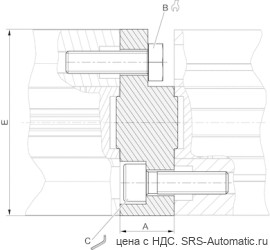 Aventics Промежуточный фланец, Cерия JP2 – 1827020272 - Aventics Промежуточный фланец, Cерия JP2 – 1827020272