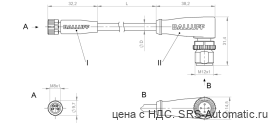 Соединительный кабель Balluff BCC M314-M424-3E-304-EX44T2-050 - Соединительный кабель Balluff BCC M314-M424-3E-304-EX44T2-050