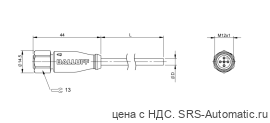 Разъем с кабелем Balluff BCC S415-0000-1A-004-PX0334-200 - Разъем с кабелем Balluff BCC S415-0000-1A-004-PX0334-200