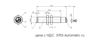 Емкостной датчик Balluff BCS M12BBI1-PSC40D-EP02 - Емкостной датчик Balluff BCS M12BBI1-PSC40D-EP02