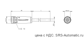 Разъем с кабелем Balluff BCC M418-0000-1A-044-PX0825-020 - Разъем с кабелем Balluff BCC M418-0000-1A-044-PX0825-020