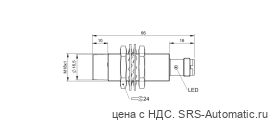 Индуктивный датчик Balluff BES M18MG-PSC20F-S04G - Индуктивный датчик Balluff BES M18MG-PSC20F-S04G