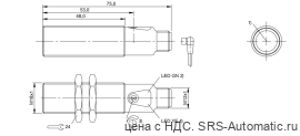 Оптический датчик Balluff BOS 18M-PA-RE21-S4S - Оптический датчик Balluff BOS 18M-PA-RE21-S4S