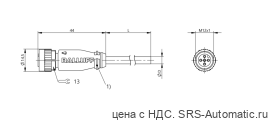 Разъем с кабелем Balluff BCC M415-0000-1A-001-PH0334-100 - Разъем с кабелем Balluff BCC M415-0000-1A-001-PH0334-100