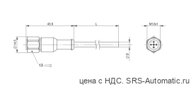 Разъем с кабелем Balluff BCC S4B5-0000-1A-003-YX8434-020-C009 - Разъем с кабелем Balluff BCC S4B5-0000-1A-003-YX8434-020-C009