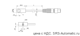 Индуктивный датчик Balluff BES Q08MEC-POC15B-EP00,3-GS49 - Индуктивный датчик Balluff BES Q08MEC-POC15B-EP00,3-GS49