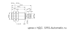 Индуктивный датчик Balluff BES M18MF-USC70B-S04G - Индуктивный датчик Balluff BES M18MF-USC70B-S04G