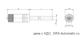 Разъем с кабелем Balluff BCC M415-0000-1L-150-PX85A5-020 - Разъем с кабелем Balluff BCC M415-0000-1L-150-PX85A5-020