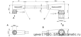 Соединительный кабель Balluff BCC M324-M424-3E-304-PX0434-030 - Соединительный кабель Balluff BCC M324-M424-3E-304-PX0434-030