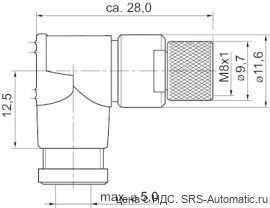 Aventics Круглые разъемы, Cерия CON-RD – 1834484174 - Aventics Круглые разъемы, Cерия CON-RD – 1834484174