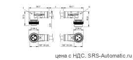 Соединительный кабель Balluff BCC A323-A323-30-345-VX43W6-200 - Соединительный кабель Balluff BCC A323-A323-30-345-VX43W6-200