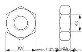 Aventics Гайка для поршневого штока, Cерия MR9 – 2990600312 - Aventics Гайка для поршневого штока, Cерия MR9 – 2990600312