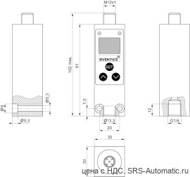 Aventics Датчики давления, Cерия PE2 – R412010854 - Aventics Датчики давления, Cерия PE2 – R412010854