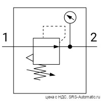 Регулятор давления прецизионный SMC ARP20-F02-E