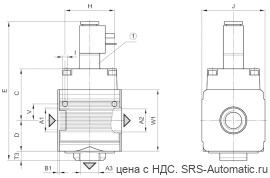 Aventics 3/2 -пневмораспределитель, с электрическим управлением, Cерия NL4-SOV – 0821300933 - Aventics 3/2 -пневмораспределитель, с электрическим управлением, Cерия NL4-SOV – 0821300933