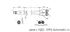 Y-образный распределитель Balluff BCC M414-M415-M415-U2011-050 - Y-образный распределитель Balluff BCC M414-M415-M415-U2011-050