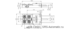 Распределительная коробка Balluff BPI 4M4A4P-2K-B0-KPX70-030 - Распределительная коробка Balluff BPI 4M4A4P-2K-B0-KPX70-030
