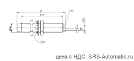 Индуктивный датчик Balluff BES M12EI-NSC40F-BV03 - Индуктивный датчик Balluff BES M12EI-NSC40F-BV03