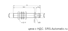 Индуктивный датчик Balluff BES 516-118-S4-C - Индуктивный датчик Balluff BES 516-118-S4-C