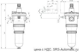 Aventics Регулирующий клапан с фильтром, Cерия MU1-FRE – 9155522410 - Aventics Регулирующий клапан с фильтром, Cерия MU1-FRE – 9155522410