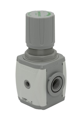 T173BRB - Регулятор давления модульного монтажа, G1/2", 0...4бар, 3500нл/мин, технополимер, отв. под манометр G1/8 заглушено - T173BRB - Регулятор давления модульного монтажа, G1/2", 0...4бар, 3500нл/мин, технополимер, отв. под манометр G1/8 заглушено