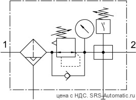 Festo LFR-1/2-D-DI-MAXI-KE-A Блок подготовки воздуха - Festo LFR-1/2-D-DI-MAXI-KE-A Блок подготовки воздуха