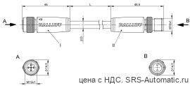 Соединительный кабель Balluff BCC M415-M412-3B-329-PS72N1-120 - Соединительный кабель Balluff BCC M415-M412-3B-329-PS72N1-120