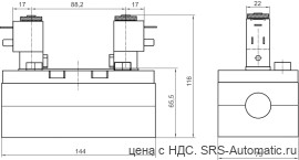 Aventics 5/2-пневмораспределитель, Cерия 581, размер 4 – 5814223600 - Aventics 5/2-пневмораспределитель, Cерия 581, размер 4 – 5814223600