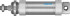Festo DSNU-50-80-PPV-A Пневмоцилиндр - Festo DSNU-50-80-PPV-A Пневмоцилиндр