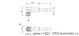 Разъем с кабелем Balluff BCC W323-0000-10-001-TW0334-050 - Разъем с кабелем Balluff BCC W323-0000-10-001-TW0334-050