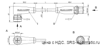 Соединительный кабель Balluff BCC M425-M413-3A-602-VX8334-010