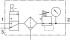 Festo LFRS-1/4-D-MINI-KC Блок подготовки воздуха - Festo LFRS-1/4-D-MINI-KC Блок подготовки воздуха