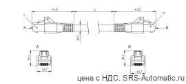 Соединительный кабель Balluff BCC E894-E894-90-339-ES34N9-020 - Соединительный кабель Balluff BCC E894-E894-90-339-ES34N9-020