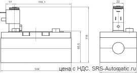 Aventics 5/2-пневмораспределитель, Cерия 581, размер 4 – 5814111300 - Aventics 5/2-пневмораспределитель, Cерия 581, размер 4 – 5814111300