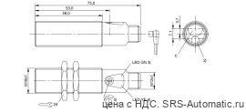 Оптический датчик Balluff BOS 18M-PA-LH23-S4 - Оптический датчик Balluff BOS 18M-PA-LH23-S4