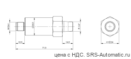 Датчик давления Balluff BSP V010-KV004-D05S1A-S4 - Датчик давления Balluff BSP V010-KV004-D05S1A-S4