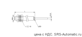 Индуктивный датчик Balluff BES M08MI-PSC20B-BV10 - Индуктивный датчик Balluff BES M08MI-PSC20B-BV10