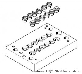 Festo CPV14-VI-P8-1/8 Плита монтажная - Festo CPV14-VI-P8-1/8 Плита монтажная