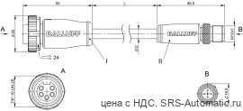 Соединительный кабель Balluff BCC A315-M415-3E-330-VS85N6-050 - Соединительный кабель Balluff BCC A315-M415-3E-330-VS85N6-050