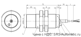 Емкостной датчик уровня Balluff BCS M30TTH2-PSCFAG-AT02 - Емкостной датчик уровня Balluff BCS M30TTH2-PSCFAG-AT02