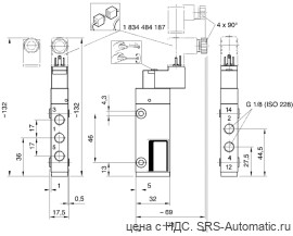 Aventics 5/2-пневмораспределитель, Cерия ST – 0820030060 - Aventics 5/2-пневмораспределитель, Cерия ST – 0820030060