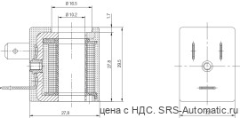 Соленоид 22 mm серия 04f  sol10 024 c 4 000 - Соленоид 22 mm серия 04f  sol10 024 c 4 000
