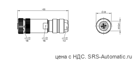 Разъем Balluff BCC M475-0000-1B-000-01X575-000 - Разъем Balluff BCC M475-0000-1B-000-01X575-000