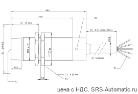 RFID головка чтения/записи Balluff BIS C-60R-002-08P-PU-05 - RFID головка чтения/записи Balluff BIS C-60R-002-08P-PU-05