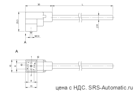 Разъем с кабелем Balluff BCC VC04-0000-10-053-PX0350-100 - Разъем с кабелем Balluff BCC VC04-0000-10-053-PX0350-100